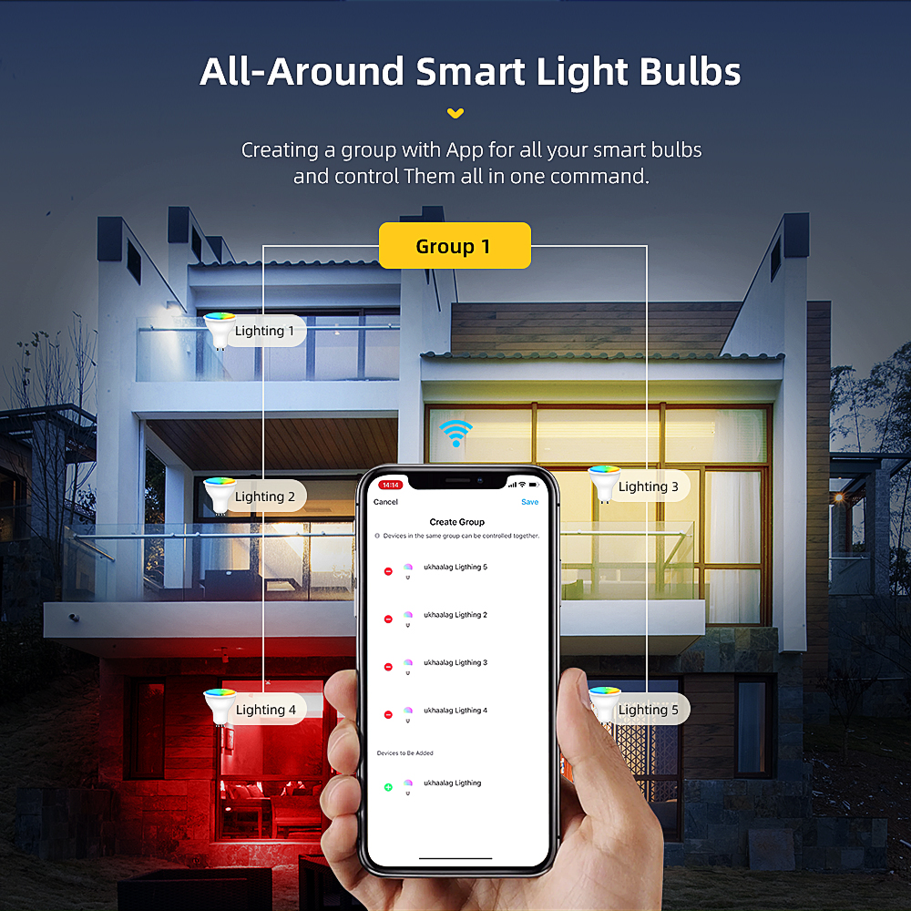 WiFi Smart Blub (RSH-GU10)